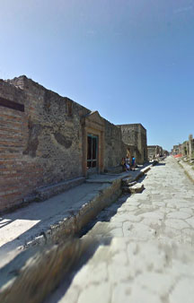 Pompei Roman Ruins VR Archeology Villa Of Giulia Felice tmb2