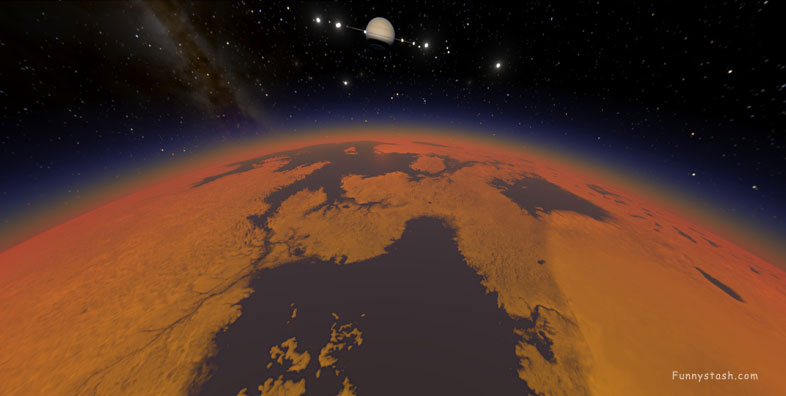 Saturns Largest Moon Titan SE VR Space 2