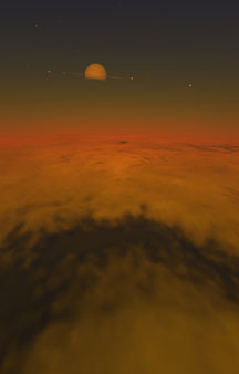 Saturns Largest Moon Titan SE VR Space tmb5