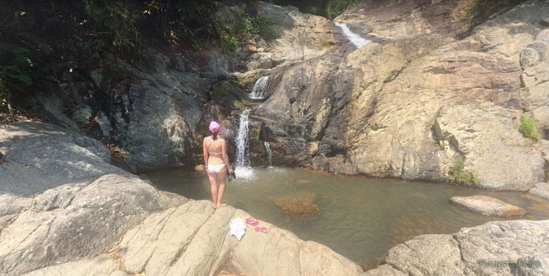 Waterfall Na Mueang Thailand Scenery Locations