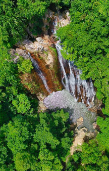 Waterfall Namuang Ko Samui District Thailand Scenery Locations tmb1