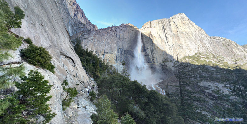 Yosemite Creek Falls Vista Point California Tourism Locations
