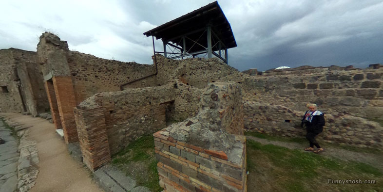 Pompei Roman Ruins VR Archeology Pedestrian Passages