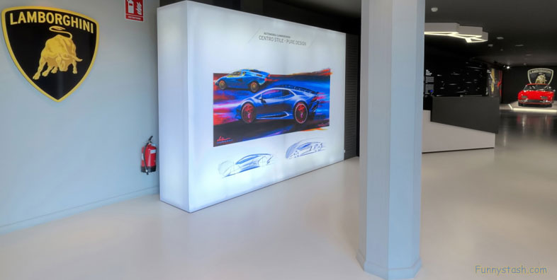 Lamborghini VR Museum Italy Car Showroom
